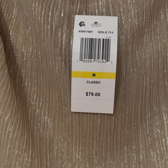 MSK Women's Glittering Gold Blouse - Picture 3 of 5